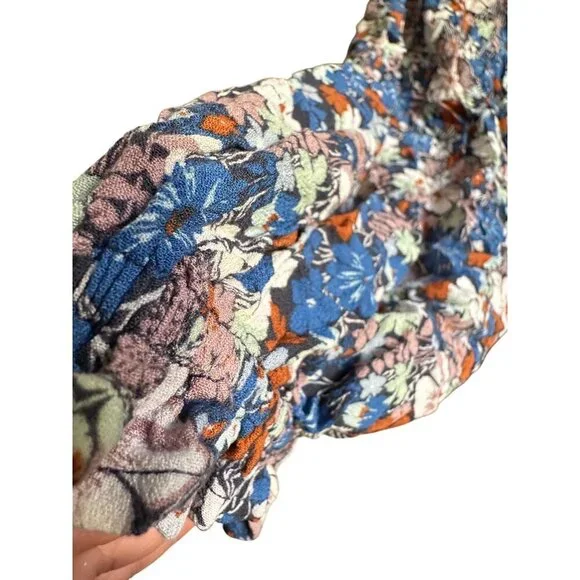 Floral Long Sleeve Midi Dress Women's Size XXL - Picture 4 of 13